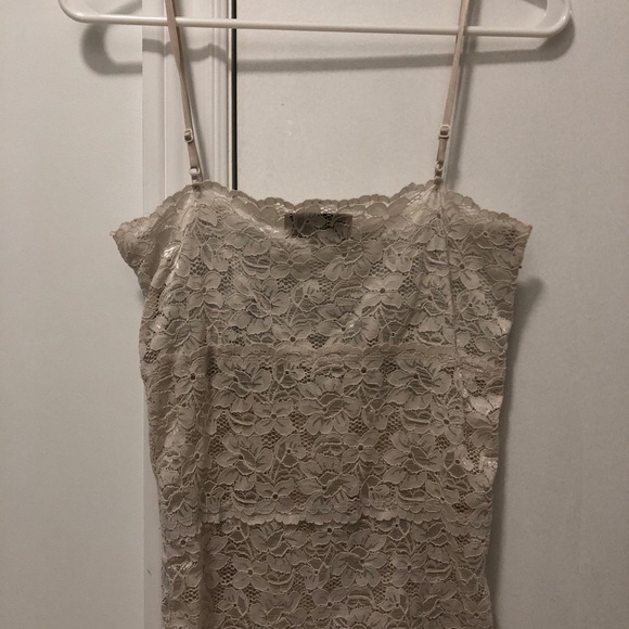 Costa Blanca Women's White Tank Top Spaghetti Straps Size Small Comfy Wear - Picture 3 of 3